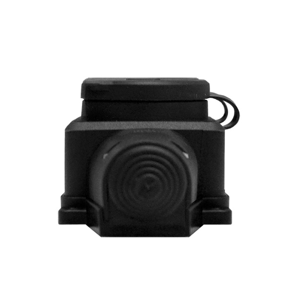 Колодка 2-местная с заглушками UNIVersal (1788) з/к каучук "Компакт" 16А 250В IP44