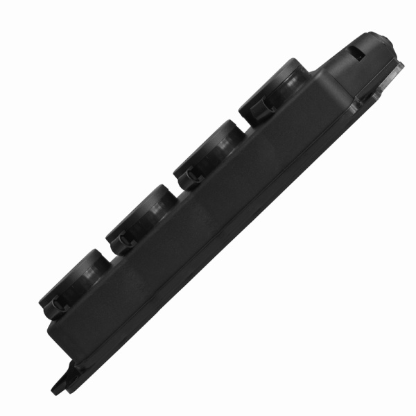 Колодка 4-местная с заглушками UNIVersal (1029) з/к каучук 16А 250В IP44 