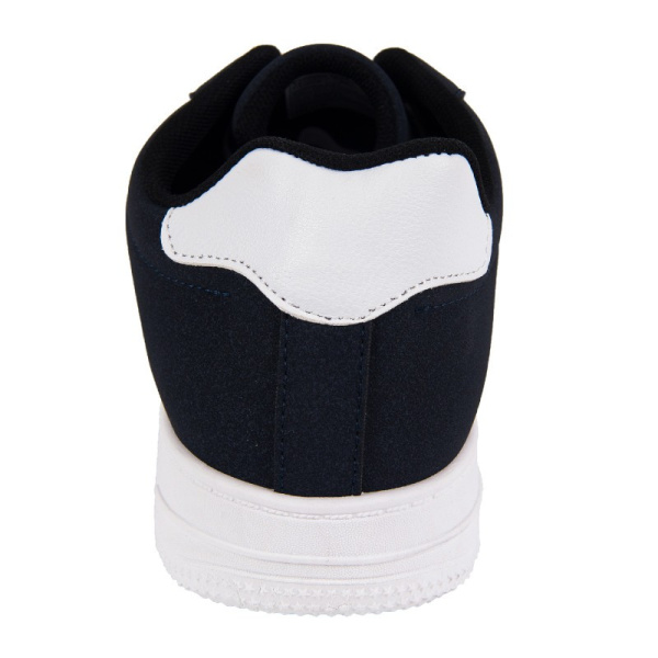 Ботинки типа "кроссовых" велюр/ПВХ р.46 цв.темно-синий арт.БК-С