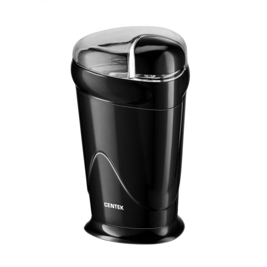 Кофемолка Centek CT-1358 (черный) 200 Вт, 60 г, 6 чашек, прозрачная крышка