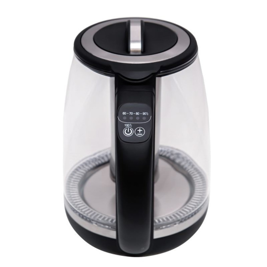 Электрочайник CENTEK CT- 0017, 2200 Вт, 2,0 л, прозрачный
