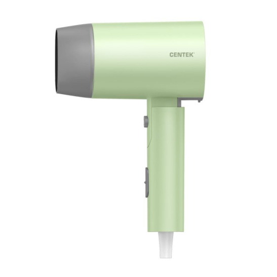 Фен Centek CT-2203 (зеленый) 2 режима, 3 скорости, 1600 Вт, турмалиновая ионизация