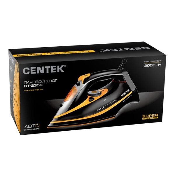 Утюг электрический CENTEK CT-2358 YELLOW 3000 Вт
