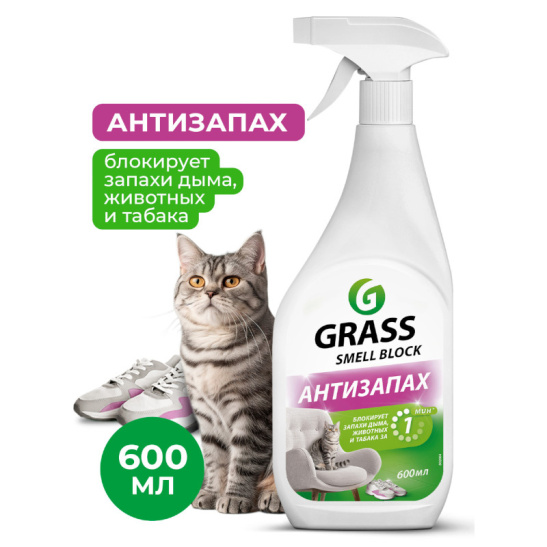 Средство для защиты от запаха «Smell Block» 600 мл  Грасс (Grass) 802004