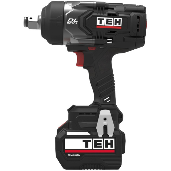 Гайковерт ударный аккумуляторный бесщеточный TEH  LW1500N-1В (3/4", 20V, 6А/ч, кейс)  арт.LW1500N-1