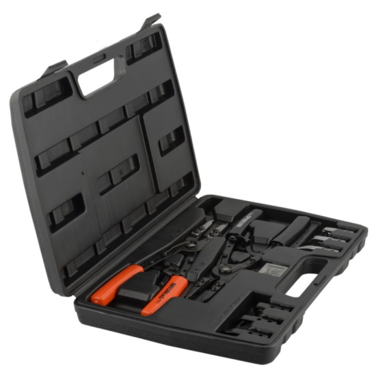 Съёмник PRO (набор с насадками 6 шт.) разжим/зажим стопорных колец ("АвтоDЕЛО") 30426 (щипцы сжимные / разжимные)