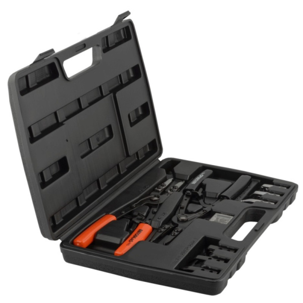 Съёмник PRO (набор с насадками 6 шт.) разжим/зажим стопорных колец ("АвтоDЕЛО") 30426 (щипцы сжимные / разжимные)