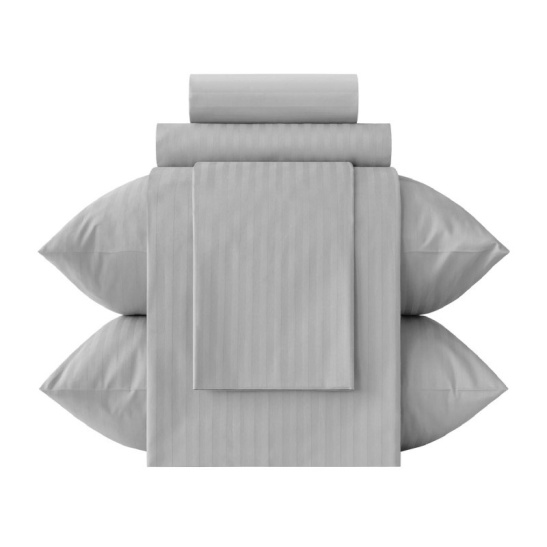 КПБ "Хорошо Дома" ЕВРО тк.полистрайп наволочки 70*70см цв."Опал" 171502