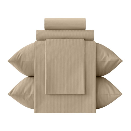 КПБ "Хорошо Дома" 1,5-спальный тк.полистрайп наволочки 70*70см цв."Дюна" 161221