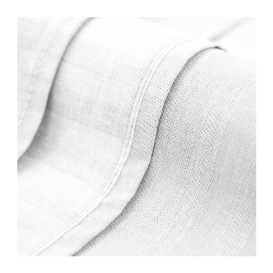 КПБ "Хорошо Дома" 2,0-спальный тк.полистрайп наволочки 70*70см цв."Альба" 00бел