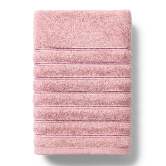 Полотенце махровое Хорошо дома МХ50 "Элегия" 50*90 см. цв.чайная роза/бордюр