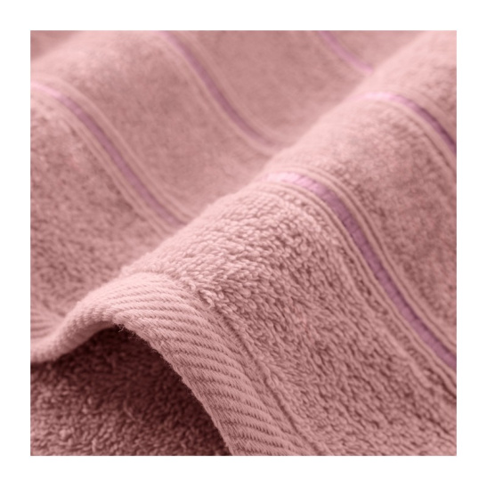 Полотенце махровое Хорошо дома МХ50 "Элегия" 70*140 см. цв.чайная роза/бордюр