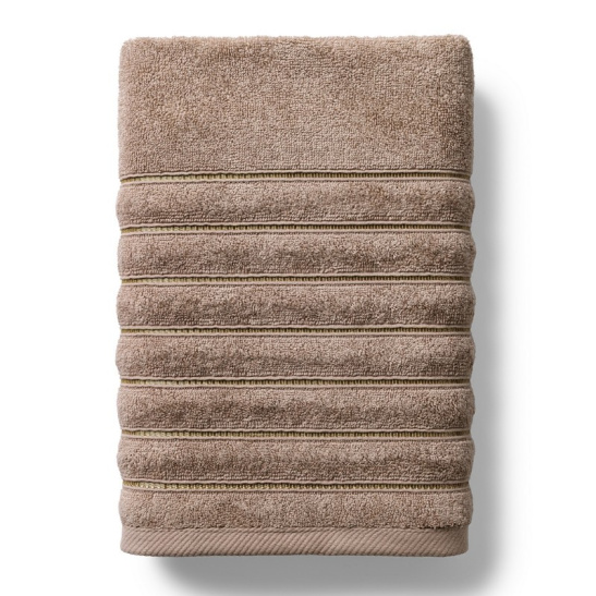 Полотенце махровое Хорошо дома МХ50 "Элегия" 50*90 см. цв.мокко/бордюр