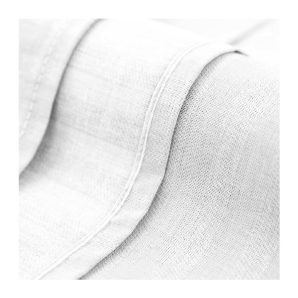 КПБ "Хорошо Дома" ЕВРО тк.полистрайп наволочки 70*70см цв."Альба" 00бел