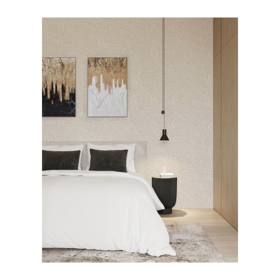 Панель ПВХ стеновая 2700x250x8,0 мм, Аристократ голд №674, СамПласт