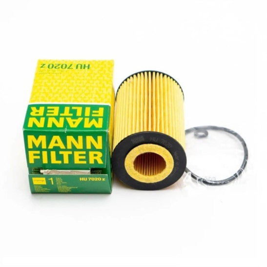 Фильтр очистки масла, картридж (HU7020Z) (" MANN-FILTER") VAG: AUDI, SKODA, VOLKSWAGEN (ОЕМ: 03N 115 562 B, 03N115562B, 03N 115 562, HU 7020 Z)