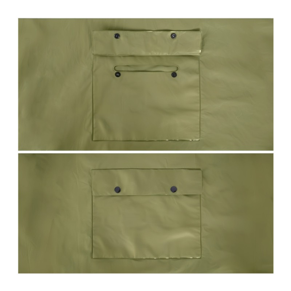 Дождевик-худи «HOODY» EVA, с чехлом, 100 мк, р.75*81см, цв.зеленый Nadzor HOODY12