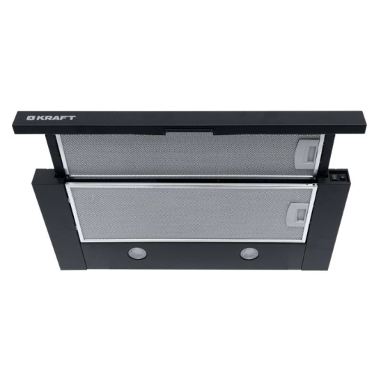 ВЫТЯЖКА КУХОННАЯ Kraft KF-THD0801B 60 черная, 700 м3, выход 120 мм, LED (встраиваемая)
