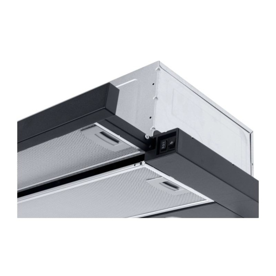 ВЫТЯЖКА КУХОННАЯ Kraft KF-THD0801B 60 черная, 700 м3, выход 120 мм, LED (встраиваемая)