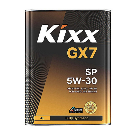 Масло моторное KIXX GX7 SAE 5W30, 4 л, API SP, синтетическое, (двиг. бензиновый), (замена G1 SP)