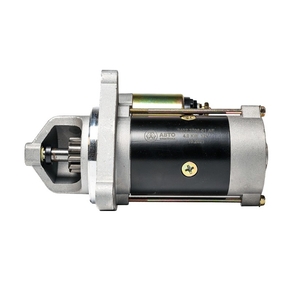 2402.3708-01 АЕ (взамен 24.3708) СТАРТЕР МТЗ, ПАЗ, ГАЗ (дизельн.) 12 В (редукторный) "АВТОЭЛЕКТРИКА"