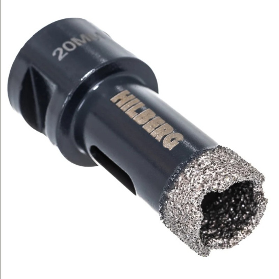 Коронка алмазная Super Hard М14 с техническим воском 20мм HH620