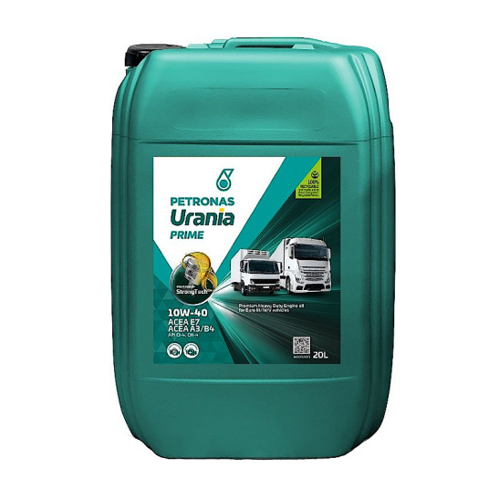 Масло моторное PETRONAS  Urania Prime (ACEA E7) SAE 10W40, 20 л, API CI-4, полусинтетическое, (двиг. дизельный), (88016R41EU) (замена 72.123.205)