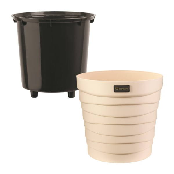 Кашпо "Бархан" 7,5 л Фраппе (КШ-4368)