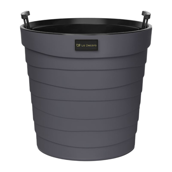 Кашпо "Бархан" 12,0 л Антрацит (КШ-0545)