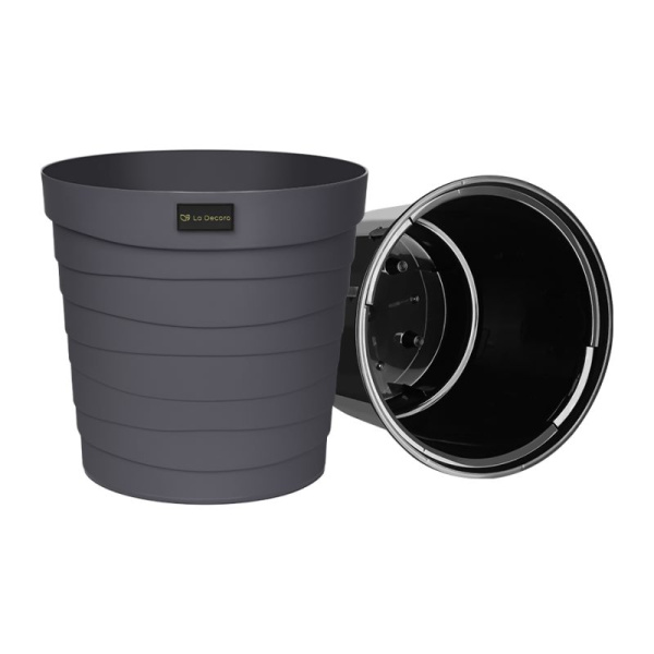 Кашпо "Бархан" 12,0 л Антрацит (КШ-0545)