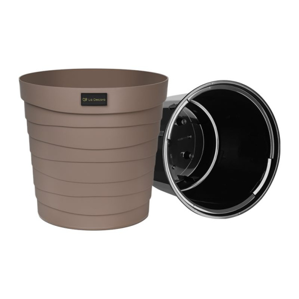 Кашпо "Бархан" 12,0 л Мокачино (КШ-0548)