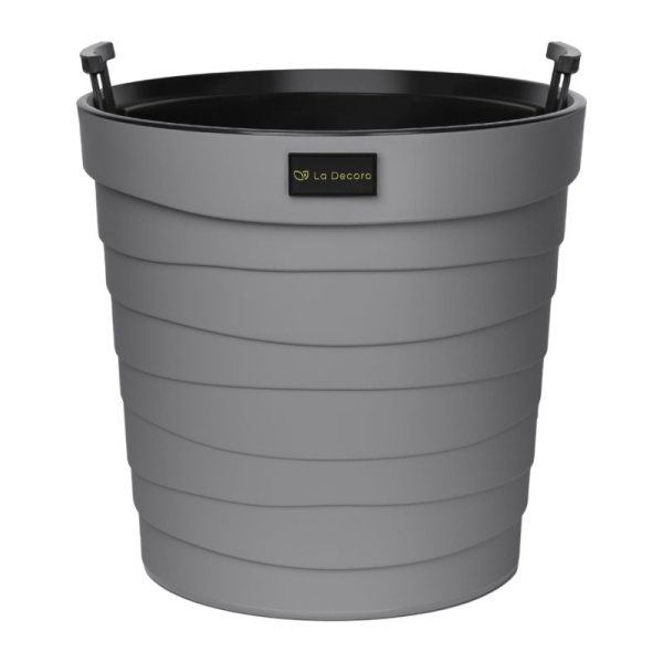 Кашпо "Бархан" 12,0 л Серый жемчуг (КШ-0549)