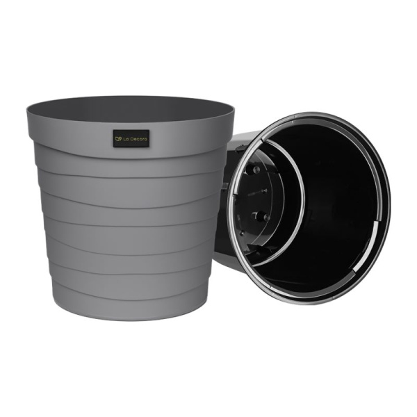 Кашпо "Бархан" 12,0 л Серый жемчуг (КШ-0549)