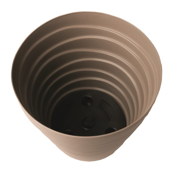 Кашпо "Бархан" 2,25 л Мокачино (КШ-4340)
