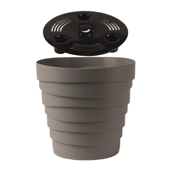 Кашпо "Бархан" 3,5 л Серый жемчуг (КШ-4345)