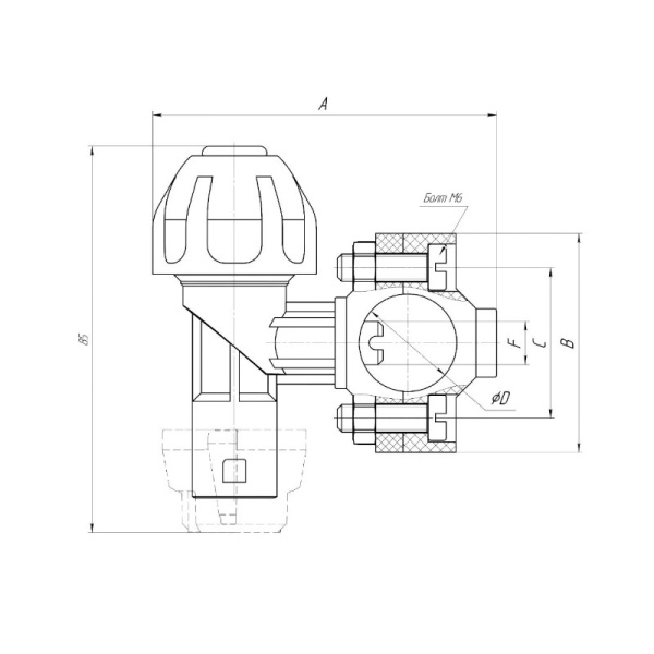 110009.01 Отсечное устройство d=1" F10 коллекторного типа