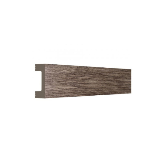 Молдинг 15х40х2600 мм, МЛ18 Дикий дуб, XPS полимер, Bello Deco