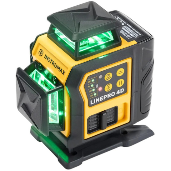 Лазерный уровень лучи на 360° INSTRUMAX LINEPRO 4D BAZA SET