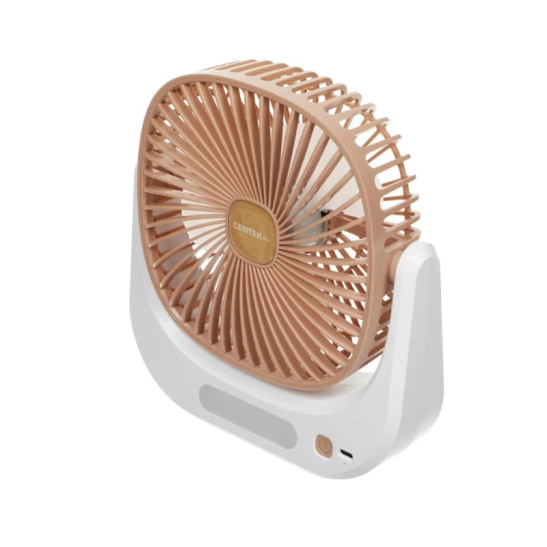 Вентилятор настольный Centek CT-5041 аккум. 1800мАч,5Вт,3скорости, таймер, USB 