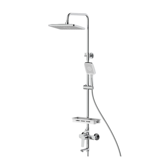 Стойка душевая, тропический душ, регулируемая высота, DR22071, DecoRoom