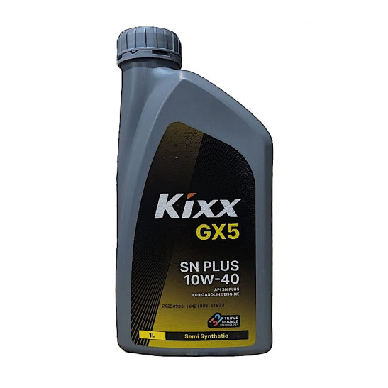 Масло моторное KIXX GX5 Plus SAE 10W40, 1 л, API SN, полусинтетическое, (двиг. бензиновый), (замена G Plus)