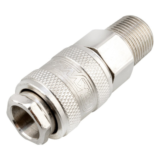 Коннектор  (3/4", BSE1-3SM)  быстросъемный, с наружней резьбой ("SKYWAY") соединитель для пневмоинструмента быстроразъемный