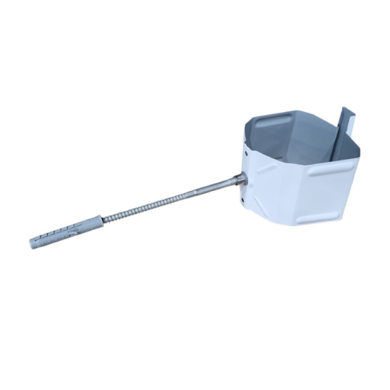 Держатель трубы 76х102 (на кирпич) RAL9003 (ПЭ-01-9003-0,5) (белый) 