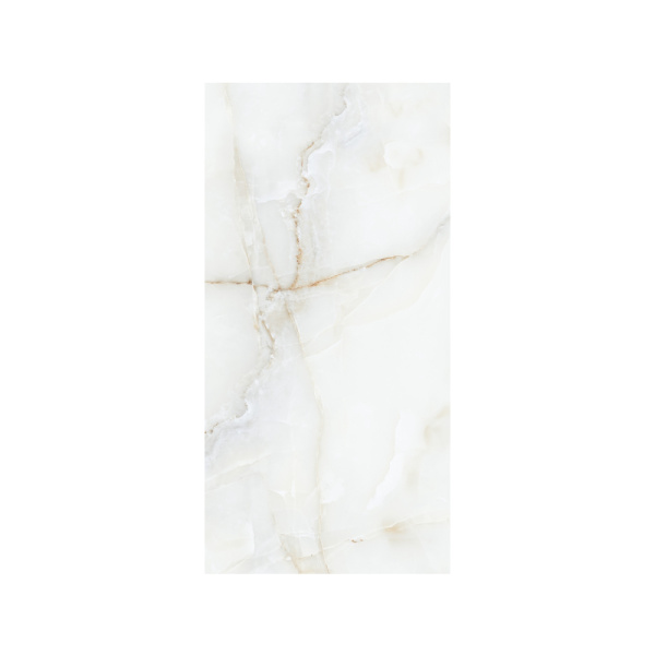 Керамогранит полиров. глянцевая  1200x600 мм, 8,2 мм, "Antique onyx/ Антик оникс" бежевый сорт 1  Keravit