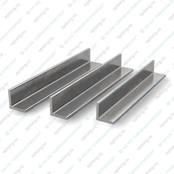 Уголок 100x100x7 мм, L=12 м + н/дл, С255, ГОСТ 27772-2021