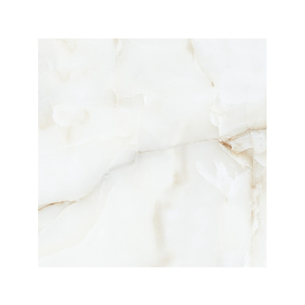 Керамогранит полиров. глянцевая  600x600 мм, 8,5 мм, "Antique onyx/ Антик оникс" светло-бежевый сорт 1  Keravit