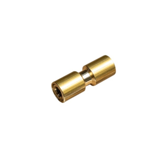 Фитинг трубок СОЕДИНИТЕЛЬ прямой (6 мм., D6*D6) (латунь) ("BOSHITE") K95800606 (OEM: 9580 6-C) металл