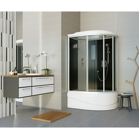 Душевая кабина 1200x800x2150 мм, Erlit ER3512TPL-C2-RUS, Россия