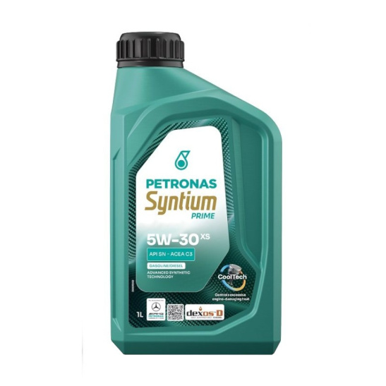 Масло моторное PETRONAS SYNTIUM PRIME XS SAE 5W30, 1 л, синтетическое, (двиг. бензиновый, дизельный), (71235E18EU), замена 70956E18E