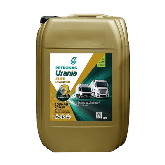 Масло моторное PETRONAS URANIA ELITE LONG DRAIN (ACEA E7/E8) SAE 10W40, 20 л, API CJ-4, синтетическое, (двиг. дизельный), (88004R41EU) (замена 71710RK1EU)
